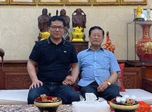 上海良時(shí)智能董事長(zhǎng)凌建民前往老撾拜訪凌緒光(宋沙瓦．凌沙瓦)先生