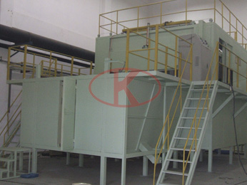 多軸機(jī)械手輔助噴砂全自動氣力回收噴砂房