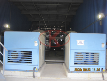 船舶噴砂涂裝房氣源系統(tǒng)（空壓機(jī)+儲氣罐+后冷卻器）