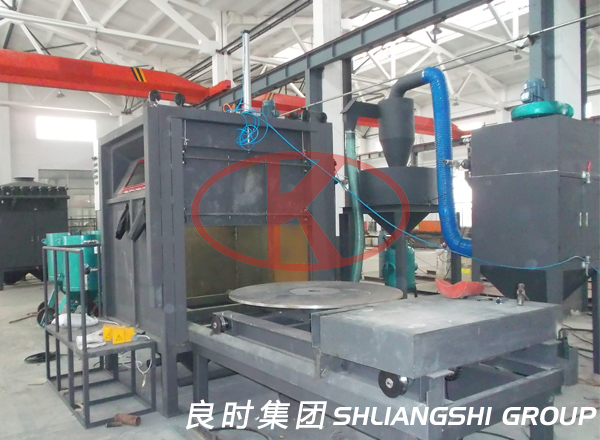 鋁輪轂模具環(huán)保噴砂機